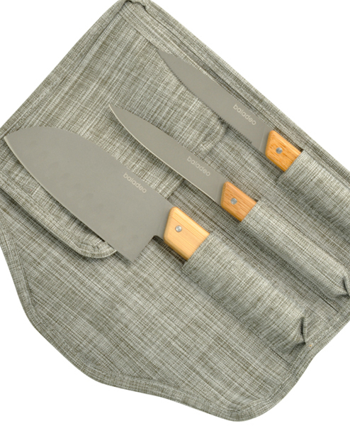 Baladéo Set mit 3 Kochmessern, Shokki Baladéo Set mit 3 Kochmessern, Shokki
