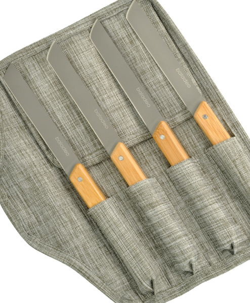 Baladéo Set mit 4 Tischmessern „Shokki" Baladéo Set mit 4 Tischmessern „Shokki"