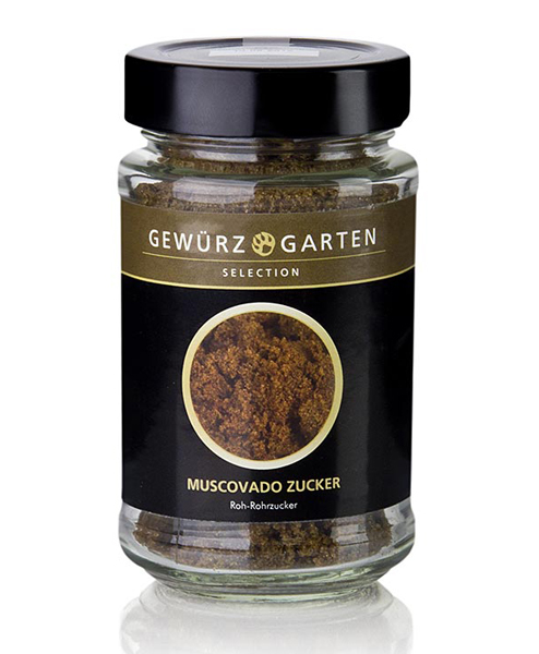 Muscovado Zucker 160 g Glas Muscovado Zucker 160 g Glas