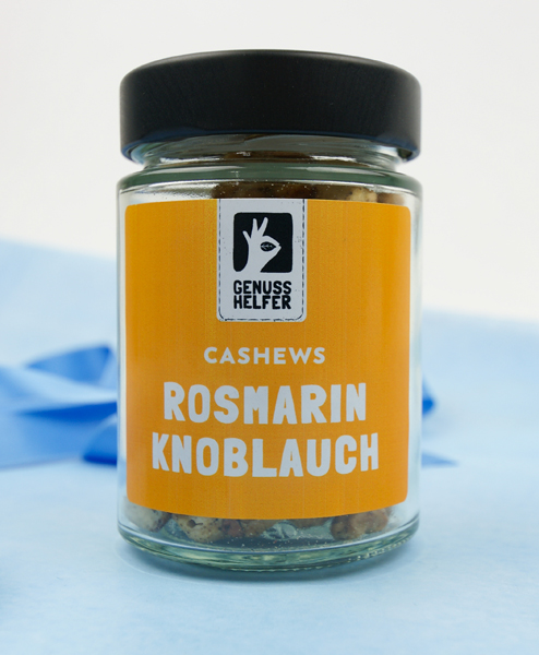 Bremer Gewürzhandel, Cashew Rosmarin+Knoblauch, 100 g Glas Bremer Gewürzhandel, Cashew Rosmarin+Knoblauch, 100 g Glas