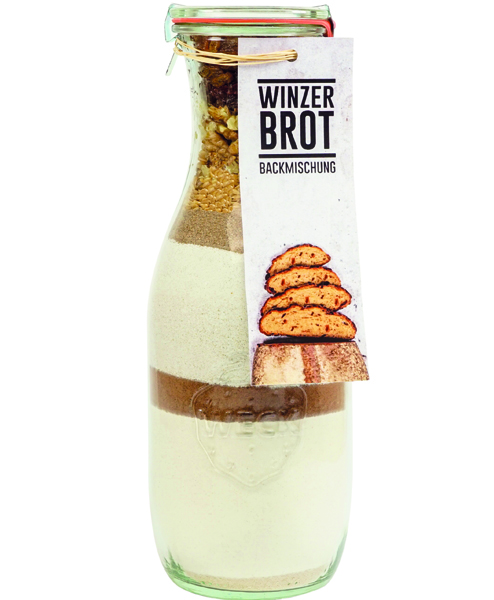 Hof Loebke, Backmischung Winzer-Brot Weckflasche Hof Loebke, Backmischung Winzer-Brot Weckflasche