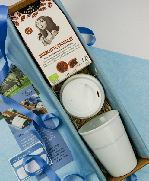 Coffee to go mit Porzellanbecher Coffee to go mit Porzellanbecher
