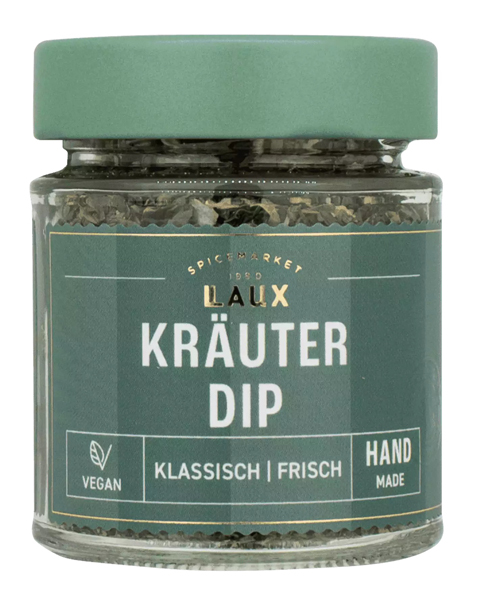 Laux Kräuter Dip im Glas, ca. 30 g Laux Kräuter Dip im Glas, ca. 30 g