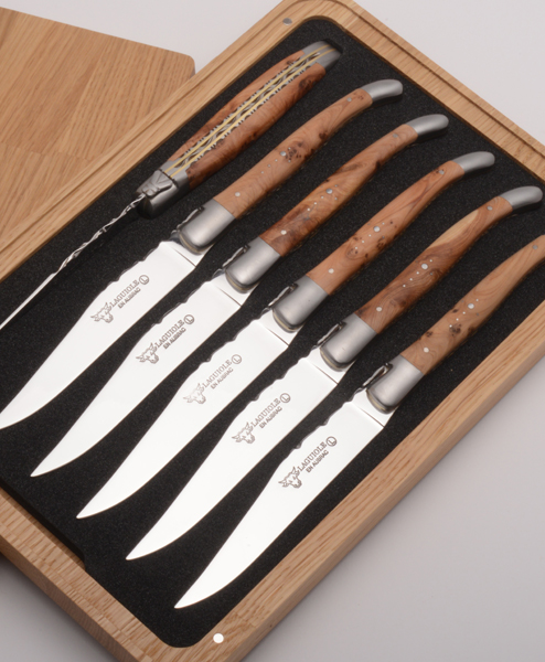 LeA 6 Steakmesser Wacholderholzgriff LeA 6 Steakmesser Wacholderholz