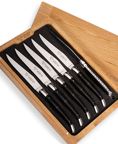 LeA 6 Steakmesser Ebenholz in Kästchen LeA 6 Steakmesser Ebenholz in Kästchen