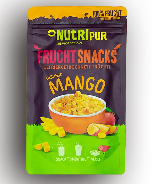 NutriPur, Gefriergetrocknete Mango, 25g NutriPur, Gefriergetrocknete Mango, 25g