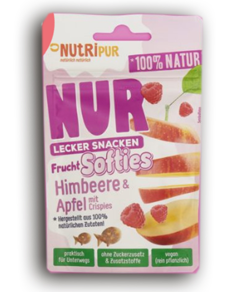 NutriPur, Frucht Softies Himbeere, 35 g NutriPur, Frucht Softies Himbeere, 35 g