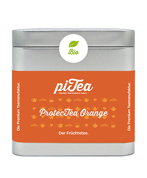 piTea, Protectea Orange, 100 g Dose, Bio piTea, Protectea Orange, 100 g Dose Bio