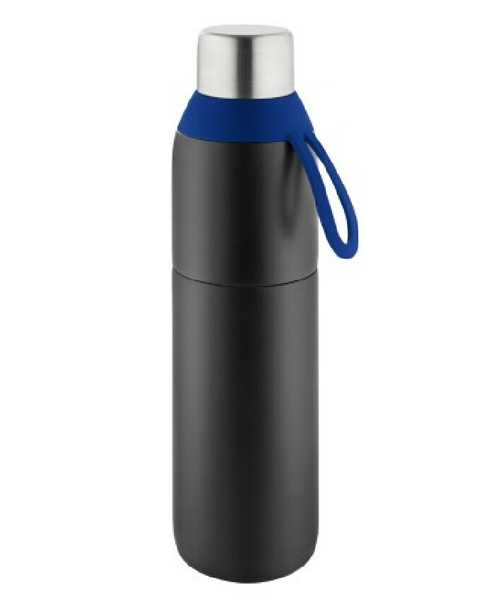 Metmaxx, Thermobecher "MultibottleFlexThermo", blaue Lasche Metmaxx, Thermobecher "MultibottleFlexThermo", blaue Lasche