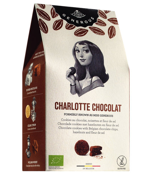 Charlotte Chocolat, glutenfreie Bio Kekse Charlotte Chocolat, glutenfreie Bio Kekse