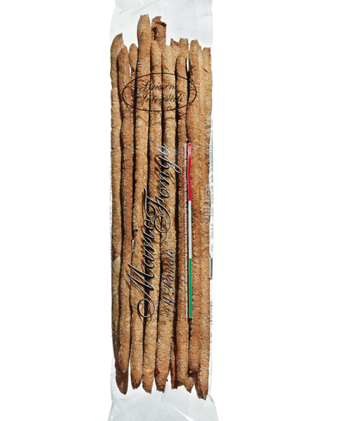 Mario Fongo, Grissini stirati corti integrali, 200 g Mario Fongo, Grissini stirati corti integrali, 200 g
