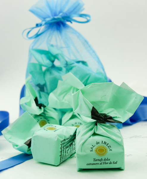 Tartufi dolci extraneri al Flor de Sal, 100g Organzabeutel Tartufi dolci extraneri al Flor de Sal, 100g Organzabeutel