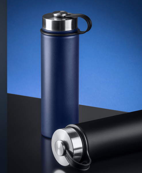 Nordic Thermal Mug, 600 ml blau und schwarz Nordic Thermal Mug, 600 ml blau und schwarz