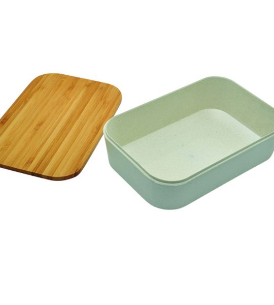 Baladéo Akita Lunchbox mit Bambusdeckel weiß