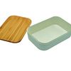 Baladéo Akita Lunchbox mit Bambusdeckel weiß