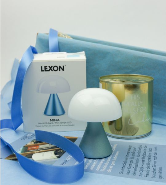 Geschenkbox Lichtblick mit Cancake