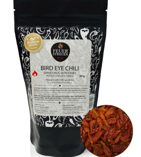 Feuerstreuer, Bird Eye Chili, 50 g