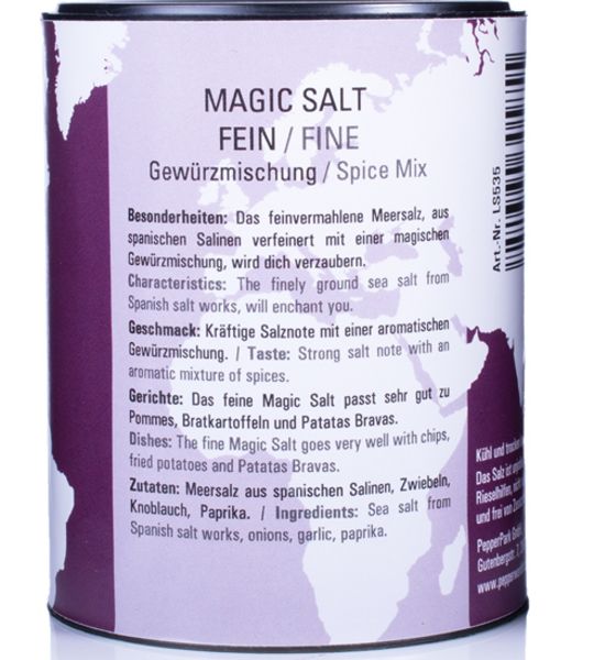 World of Salt, Magic Salt, 100 g, Back