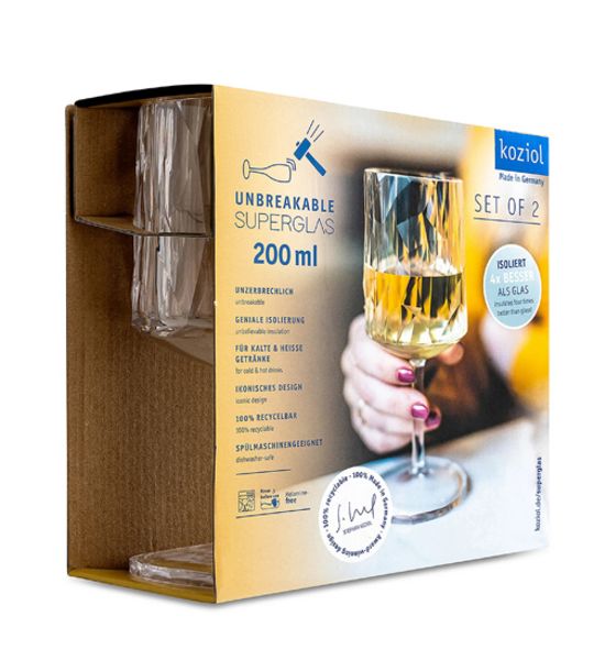 Koziol Weinglas Club No 9 2er Set