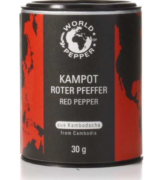 Kampot Pfeffer Rot, ganze Körner