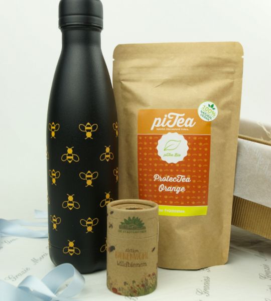 piTea Geschenkpaket  Bienenretter mit ProtecTea
