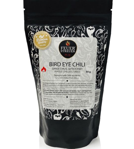 Feuerstreuer, Bird Eye Chili, 50 g im Standbeutel