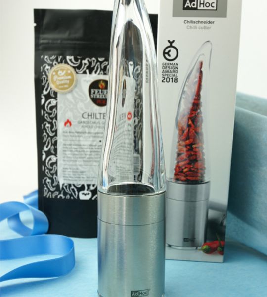corviscom Geschenkset mit Chili und Mühle