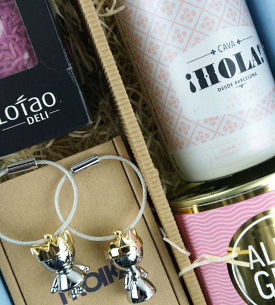corviscom Geschenkset „My Big Pink Wedding" mit Troika Anhänger