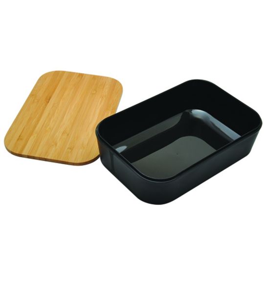Baladéo Akita schwarz mit Bambusdeckel