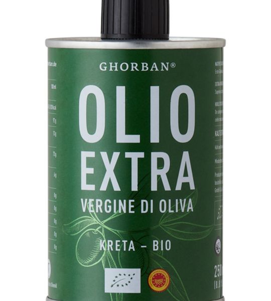 Ghorban, Olio Extra Vergine di Oliva – Kreta, BIO 250 ml