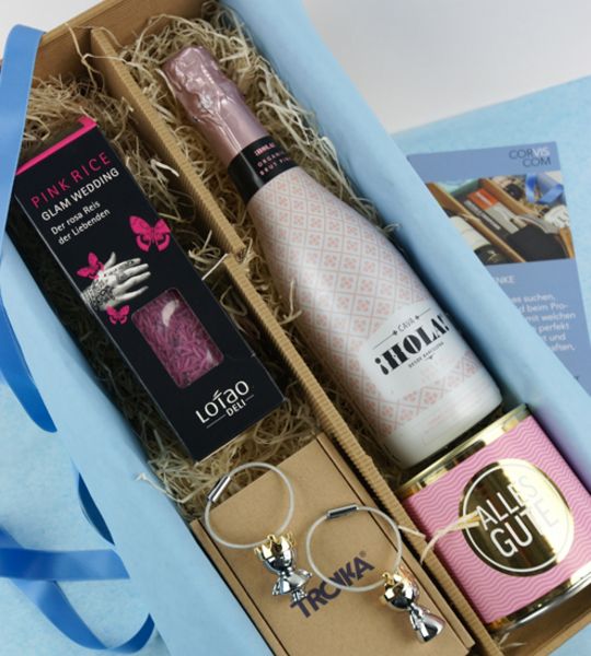 corviscom Geschenkset „My Big Pink Wedding"