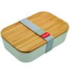 Baladéo Akita weiße Lunchbox mit Bambusdeckel