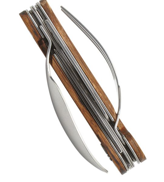 Lagiuole Outdoorbesteck Nomade eingeklappt