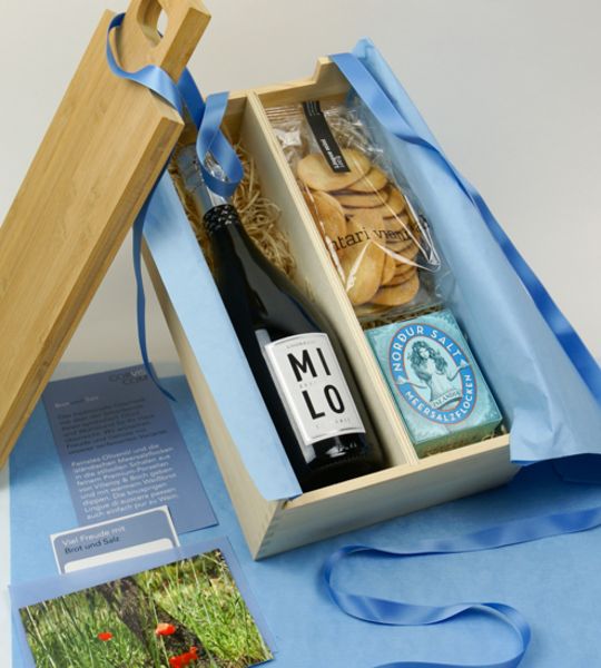 Geschenk zum Einzug mit Say Cheese Box