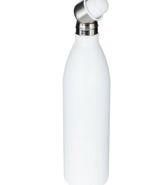 RETUMBLER NIZZA XL, Thermotrinkflasche weiss