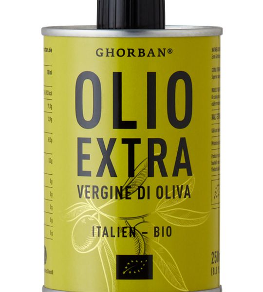 Ghorban, Olio Extra Vergine di Oliva - Italien BIO 250 ml