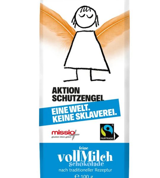 GEPA, Schutzengel-Schokolade, 100g Bio Fairtrade