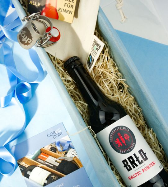 corviscom Geschenkbox Drink'n Clyp