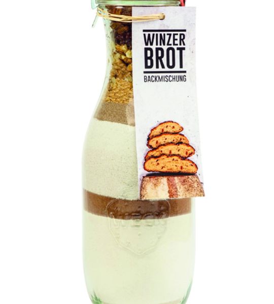 Hof Loebke, Backmischung Winzer-Brot Weckflasche
