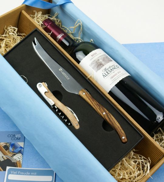 Käse + Wein Geschenkbox