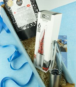 corviscom Geschenkbox mit adhoc chilimühle