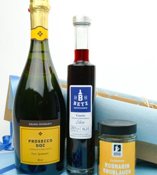 corviscom geschenkbox prosecco royal