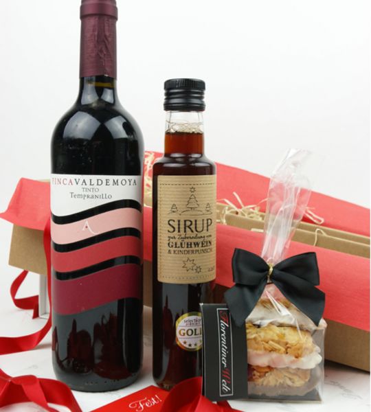 corviscom Feinkostpaket Glühender Florentiner zum Advent