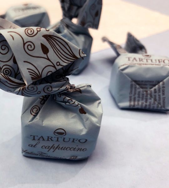 Tartufi al cappuccino einzeln