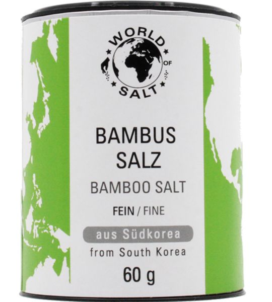 World of Salt, Bambussalz, 60 g, Front