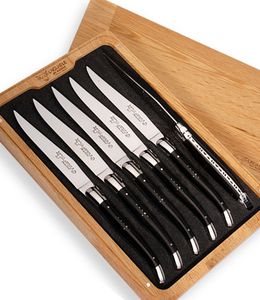 LeA 6 Steakmesser Ebenholz in Kästchen
