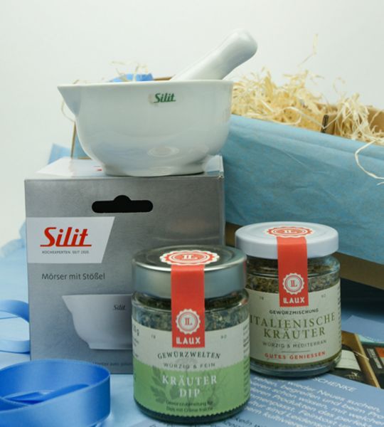 corviscom Geschenkbox mit Mörser