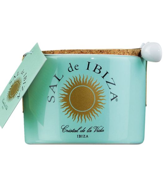 Sal de Ibiza, Fleur de Sel Steintopf, 150g