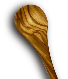 OE Runder Kochloeffel aus Olivenholz, 30 cm