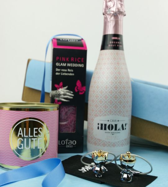 corviscom Geschenkset „My Big Pink Wedding" Hochzeitsgeschenk